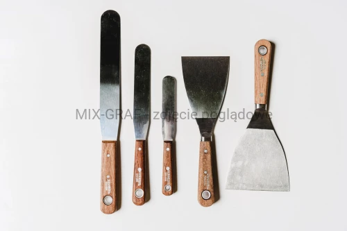Szpachelka metalowa wąska 210mm